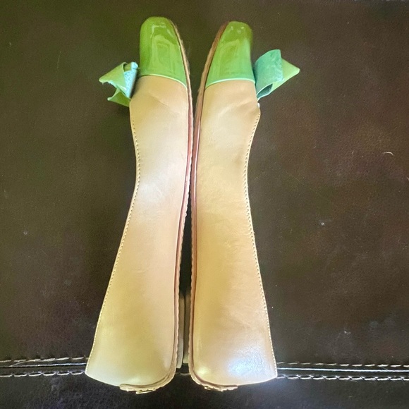 Kate Spade Colorblock Patent Leather Flats Sz 6 - Picture 7 of 8